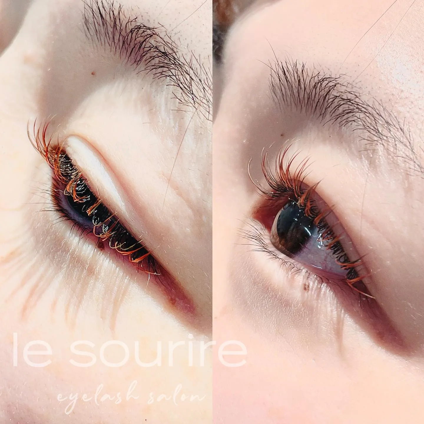 秋はカラーエクステがかわいいっ🌼｜まつげエクステ専門店ルスリ...